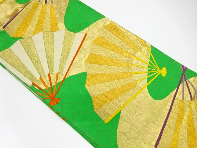 JAPANESE KIMONO / ANTIQUE FUKURO OBI / SILK / WOVEN STREAM